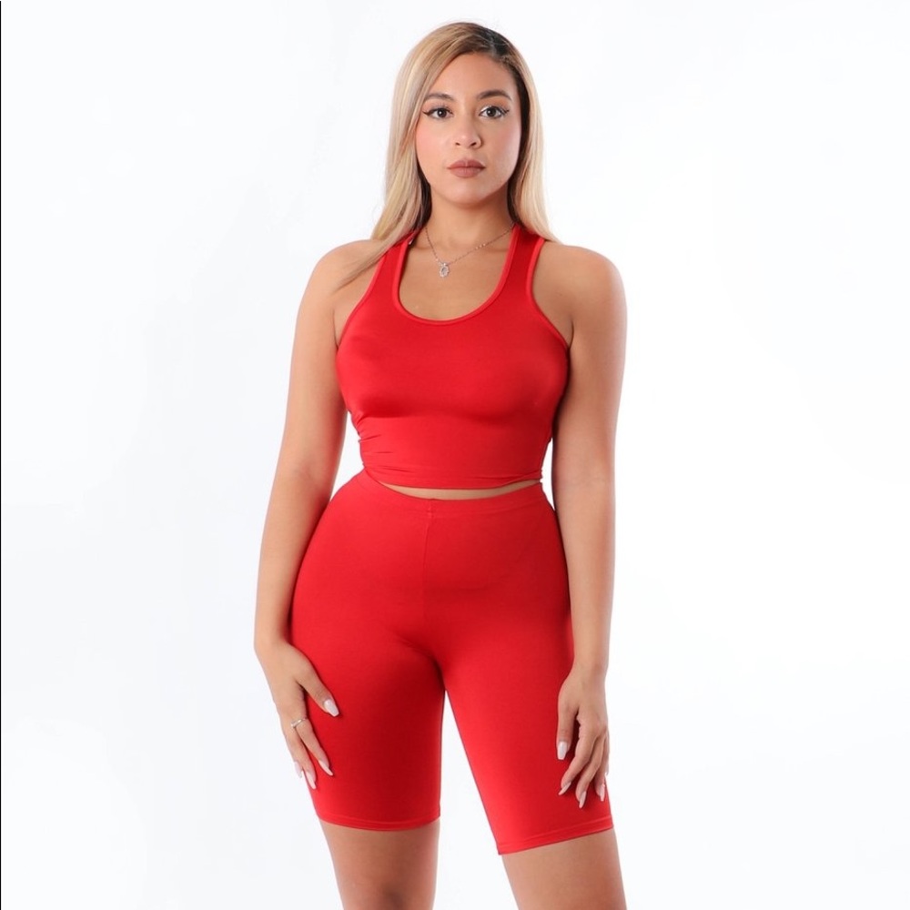 Crop Top Short Set
